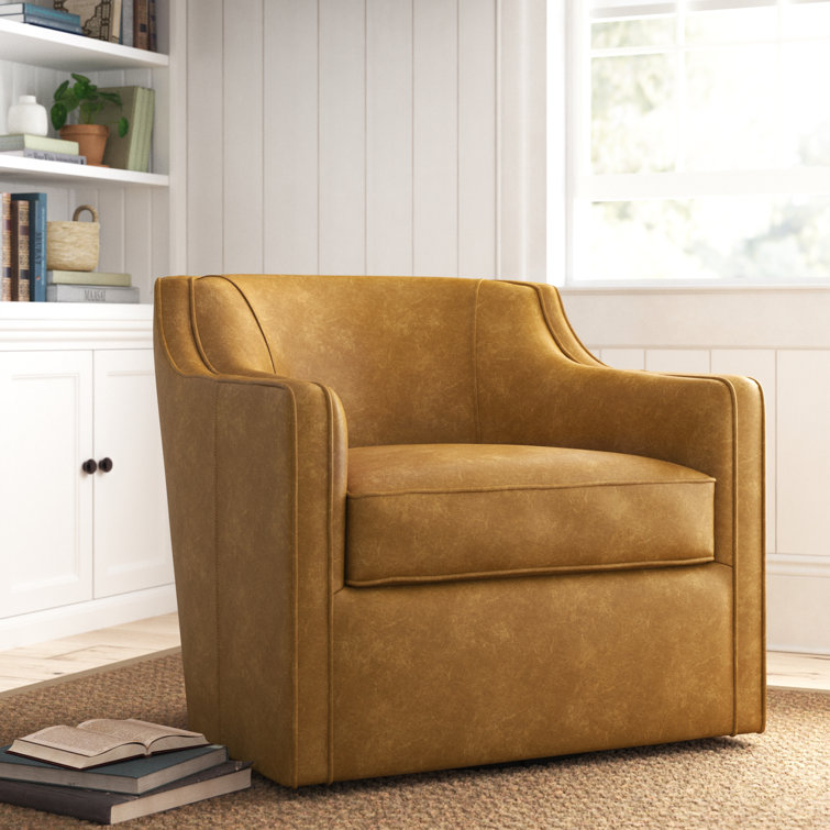 Austin leather cheap swivel armchair review